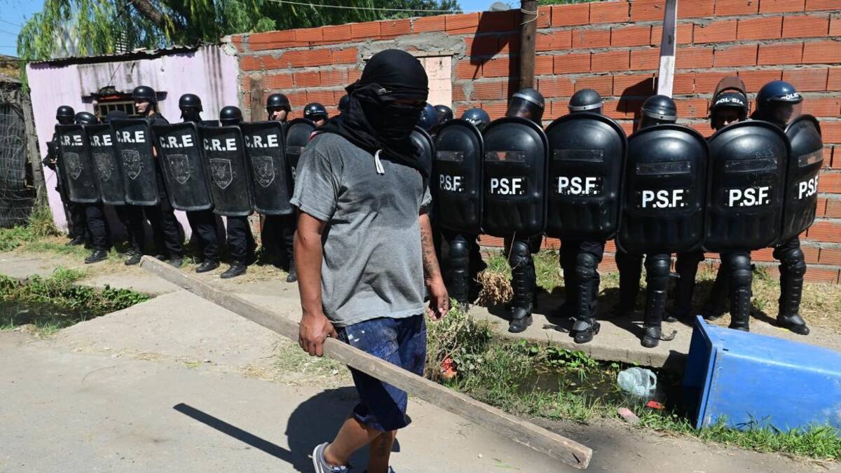Rosario, narcos, incidentes, Télam