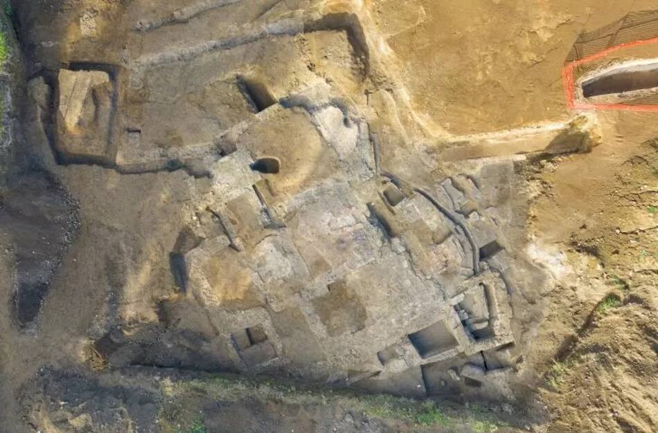 Las ruinas arqueológicas de 1000 años de antigüedad en Roma. Foto Ministerio de Cultura, Soprintendenza Speciale Roma