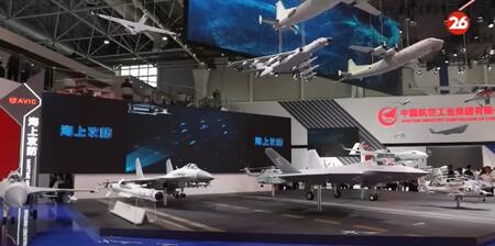 El Caza J10C de China. Foto: captura de video.