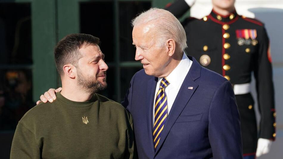 Zelenski junto a Biden en Washington_Reuters