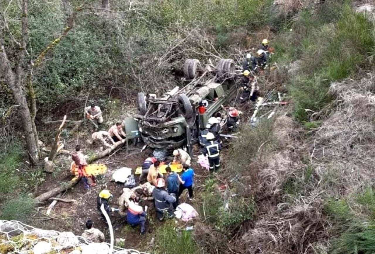 Accidente fatal en San Martín de los Andes. Foto: Télam