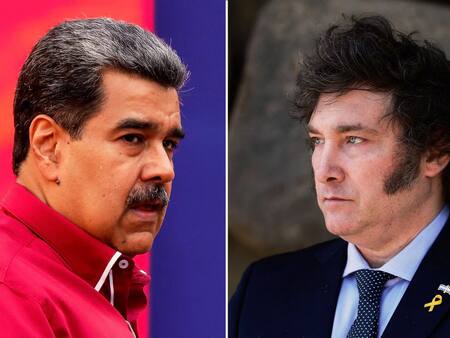 Nicolás Maduro y Javier Milei.