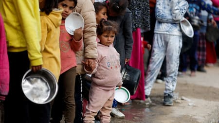 Niños en Gaza. Foto: Reuters.