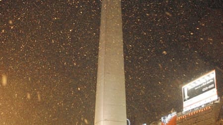 Ola de frío en Buenos Aires. Foto: NA.