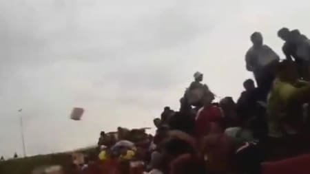 Camión de galletitas en San Luis