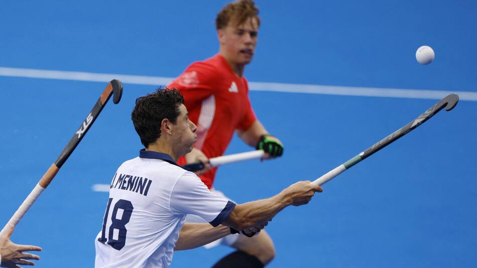 Joaquín Menini, jugador de la Selección española de hockey. Foto: Reuters.