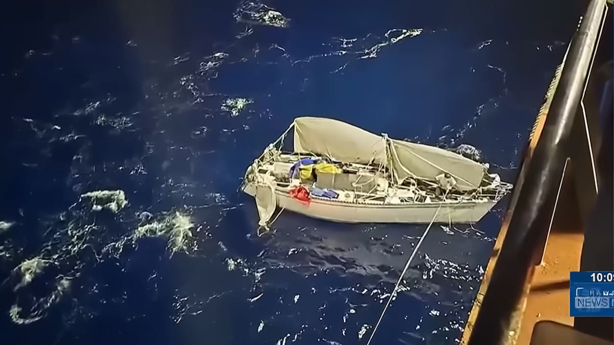 Kai Sato, estuvo desparecido en el mar 30 días.