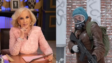 Mirtha Legrand y Ricardo Darín. Foto: NA.