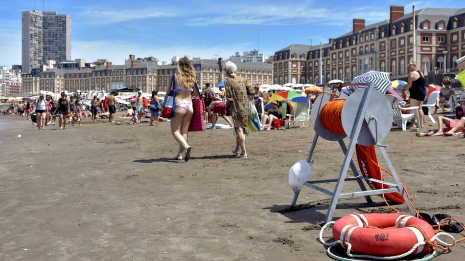 Mar del Plata, temporada 2023. Foto: NA