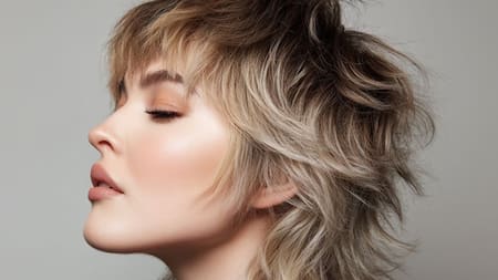 Corte de pelo Shaggy corto.