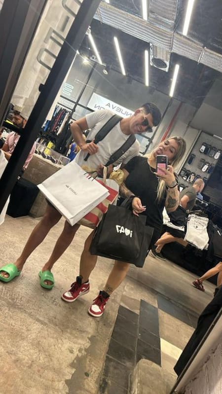 More Rial y su nuevo novio Eric. Fuente: X @Fedeebongiorno