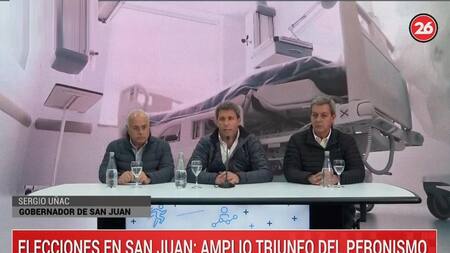 Uñac, tras triunfo en elecciones en San Juan: "Vamos a conversar con distintos sectores"