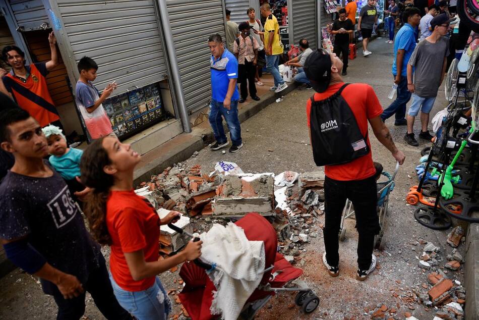 Destrucciones después del terremoto en Ecuador. Foto: Reuters.
