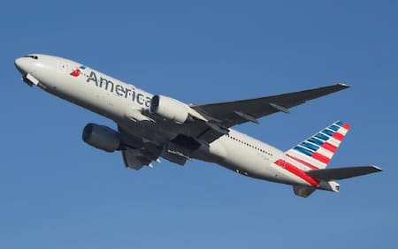 Avión de American Airlines. Foto: Instagram @americanair