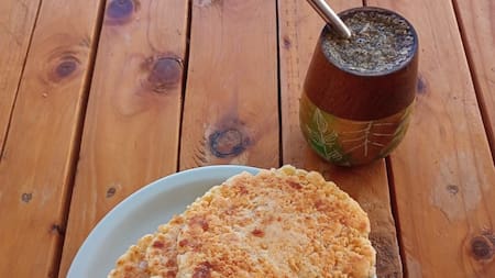 Mbejú, plato típico paraguayo. Foto: Instagram @nutricion.leancardoso