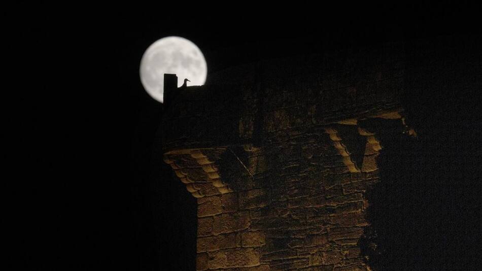 Superluna de ciervo. Foto: EFE.