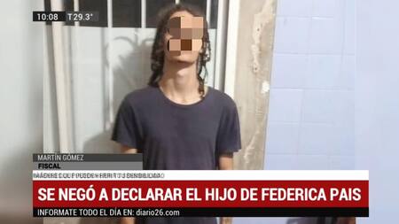 Hijo de Federica Pais detenido, fiscal Martín Gómez, Canal 26