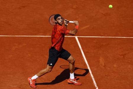 Francisco Cerúndolo fue eliminado por Holger Rune. Foto: Reuters.