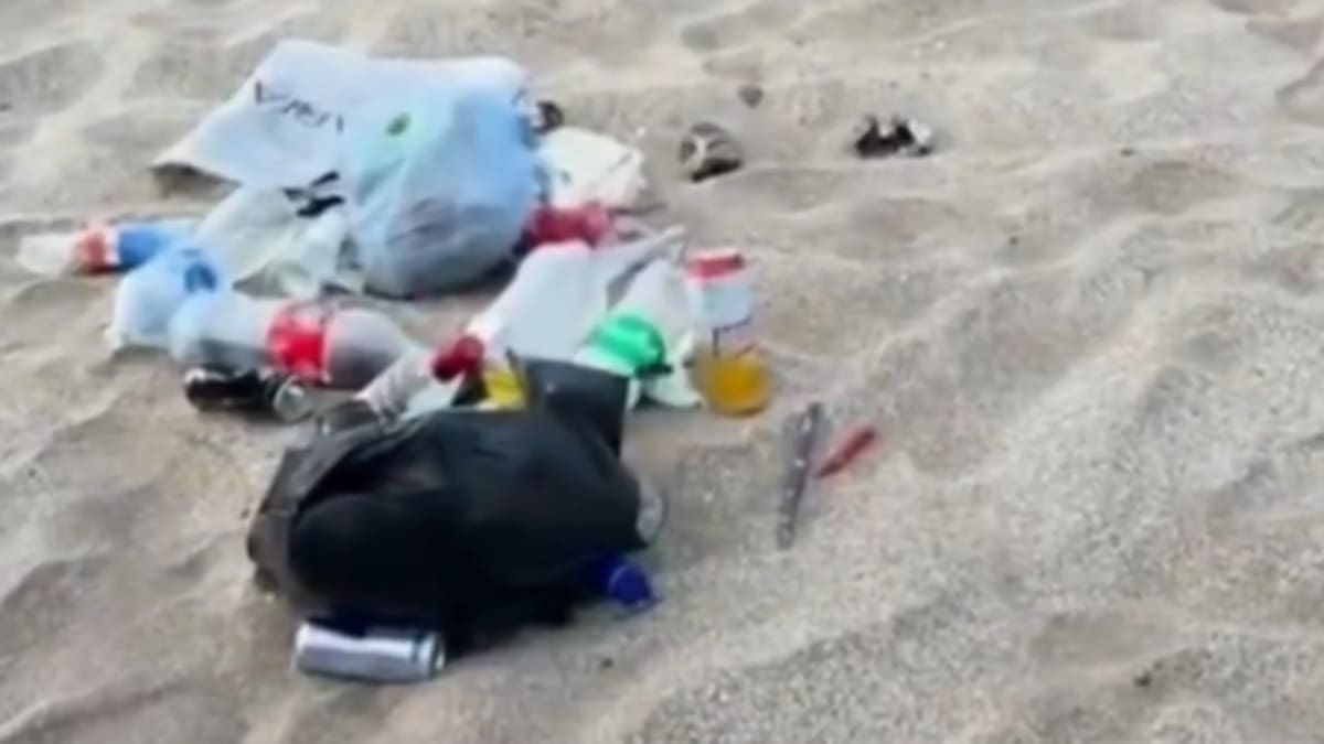 Así quedó la playa de Villa Gesell tras el Enduro del Verano.
