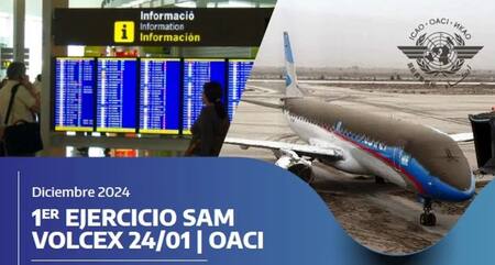 Ejercicio de simulación de erupciones volcánicas. Foto NA