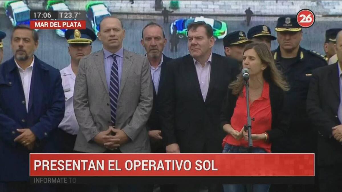 El ministro de Seguridad bonaerense, Sergio Berni, presentó hoy el Operativo Sol 2019- 2020