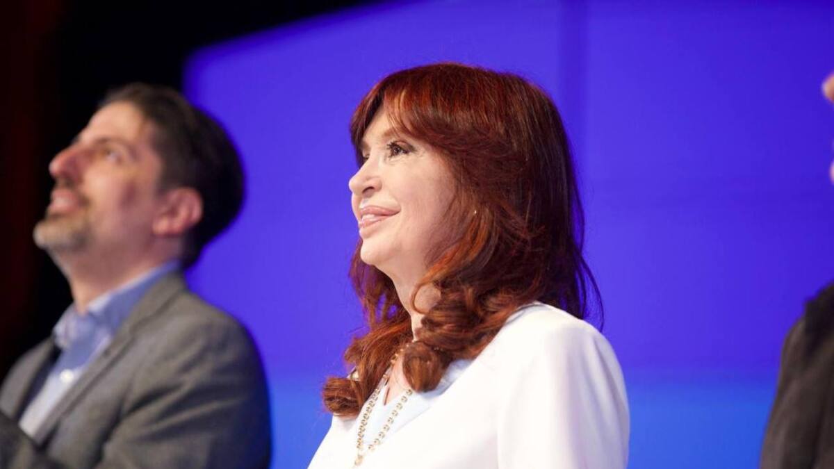 Cristina Kirchner en La Plata. Foto: Presidencia