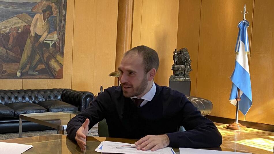 Martín Guzmán, ministro de economía de Argentina, NA