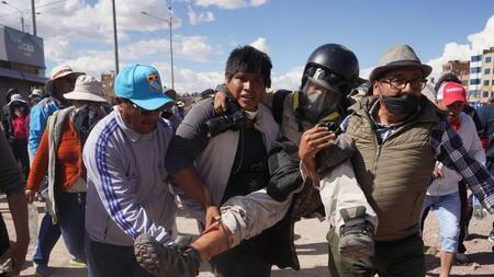 Los ataques contra periodistas fueron una constante durante el 2024. Foto: EFE.