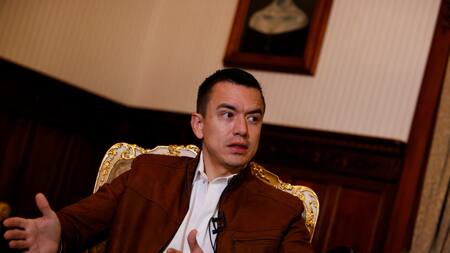 Daniel Noboa, presidente de Ecuador. Foto: Reuters