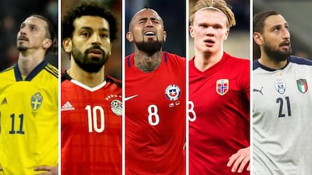 Las estrellas que no van a Qatar 2022, fútbol