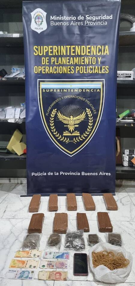 10 allanamientos en Merlo contra la venta de drogas.