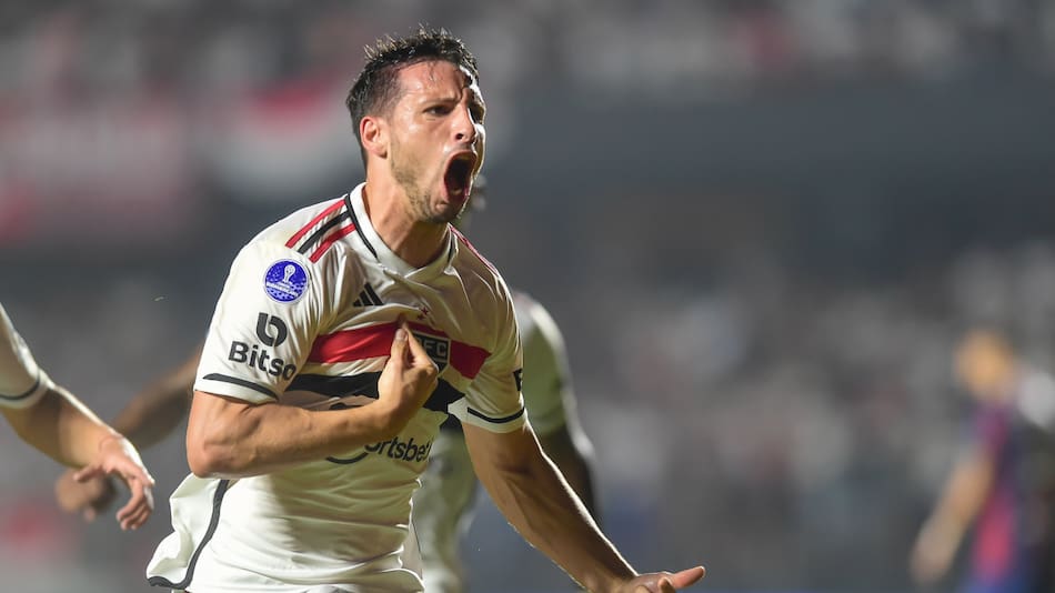 Jonathan Calleri en San Pablo. Foto: NA.
