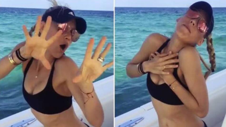 Baile de Anna Kournikova