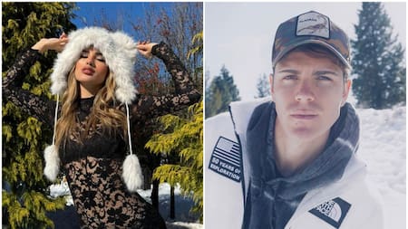 Julieta Poggio y Marcos Ginocchio. Fotos: Instagram.