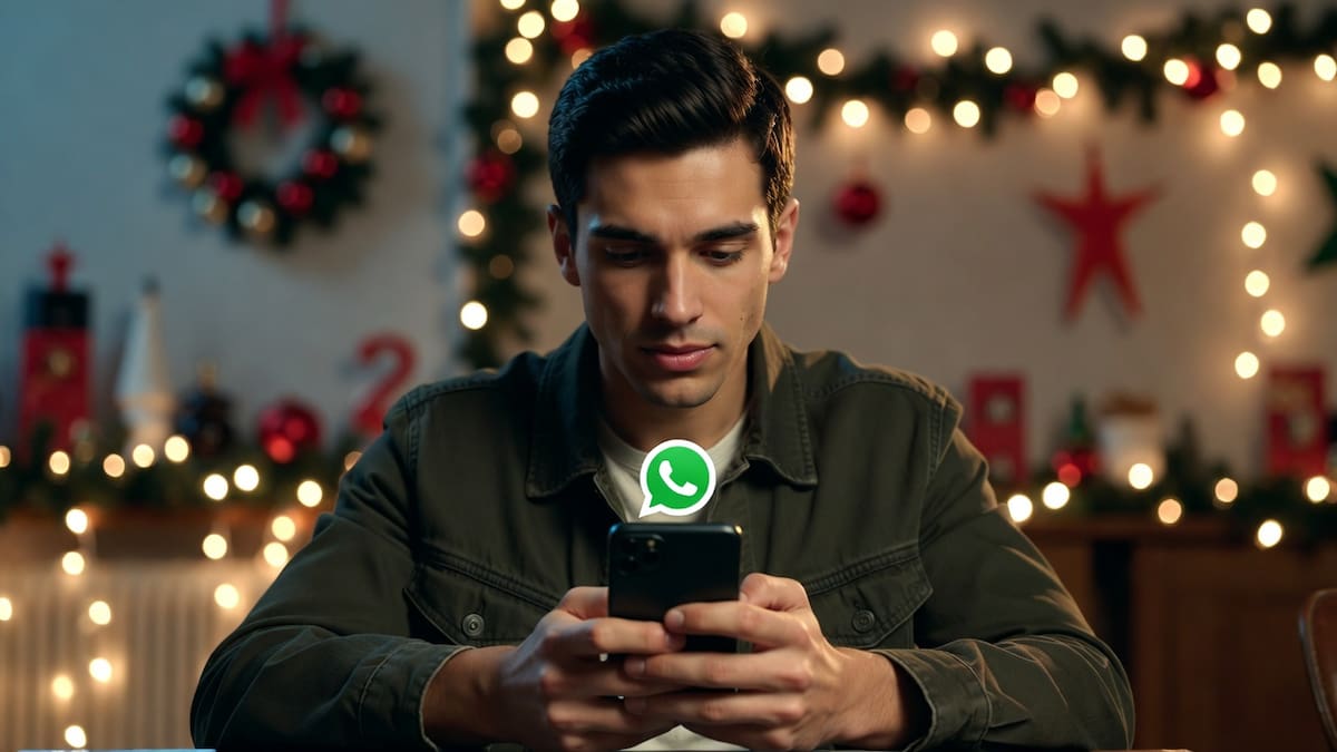 Mensajes de Navidad por WhatsApp.