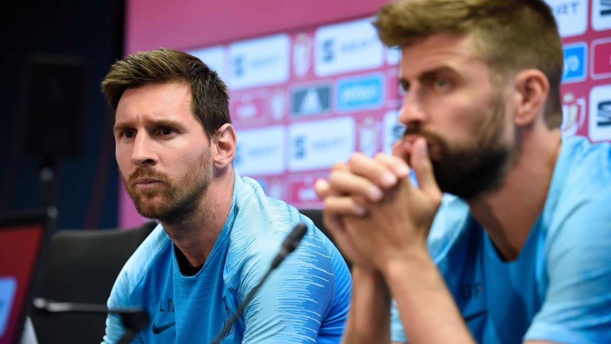 Lionel Messi y Gerard Piqué, una relación rota sin retorno. Foto: NA.