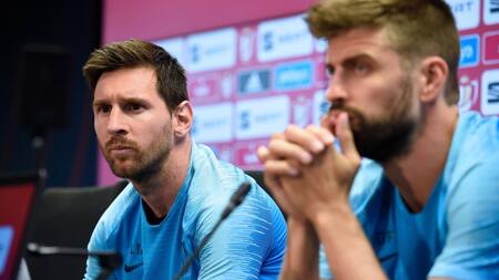 Lionel Messi y Gerard Piqué, una relación rota sin retorno. Foto: NA.