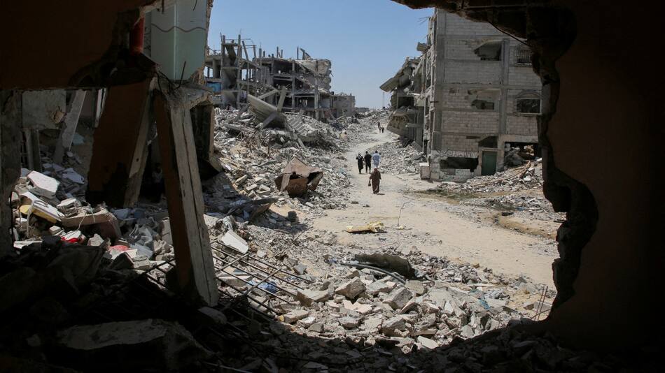 Ataques de Israel en la Franja de Gaza. Foto: Reuters.
