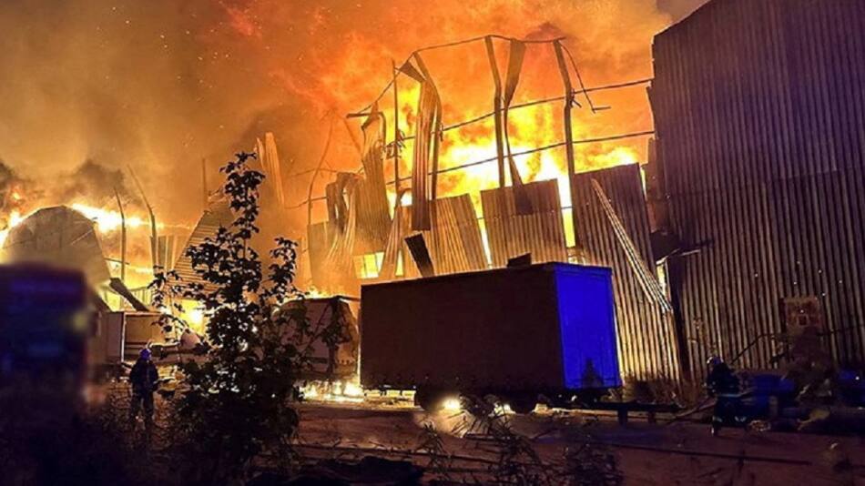 Ataque con drones en la guerra. Foto: Reuters.