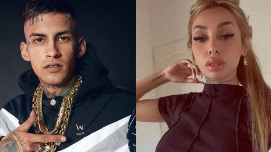 L-Gante y Tamara Baéz. Fotos: Instagram.