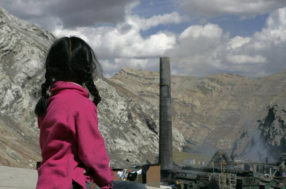 La Oroya (Perú), considerado uno de los municipios más contaminados de América. Foto: EFE