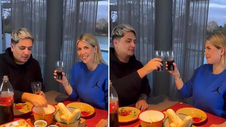 Wanda Nara recibió a su estilista en el Día del Amigo. Foto: capturas Instagram @wanda_nara.