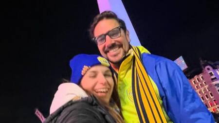 Matías Alé junto a su pareja Martina. Foto: Instagram.