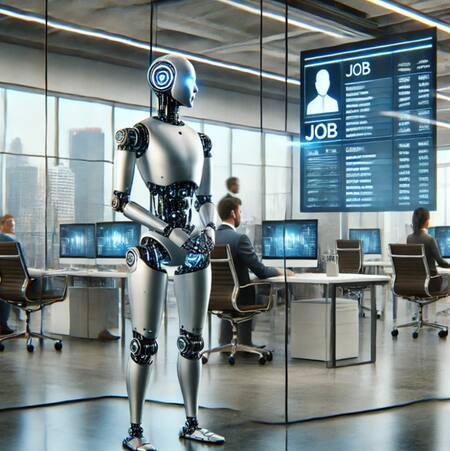 Inteligencia Artificial buscando trabajo. Foto: IA.