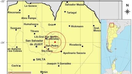 Sismo en Jujuy, INPRES