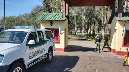 Allanamiento de la Gendarmería en Gualeguaychú, en una causa por abuso sexual. GNA