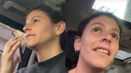 La reacción de la tiktoker ante las agresiones del dueño. Foto: TikTok/ @soymamarulaok