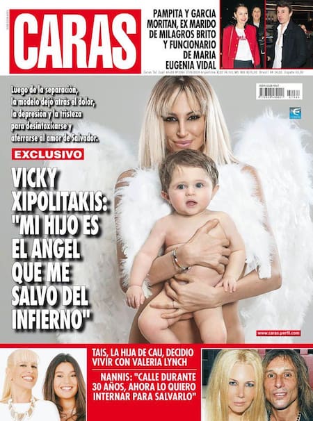 Tapas de revistas, Revista Caras, miércoles 28-08-19, Vicky Xipolitakis