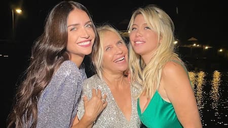 Wanda, Zaira Nara y su madre, Nora Colosimo. Fuente: X