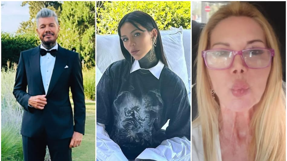 Marcelo, Cande Tinelli y Soledad Aquino. Fotos: Instagram.